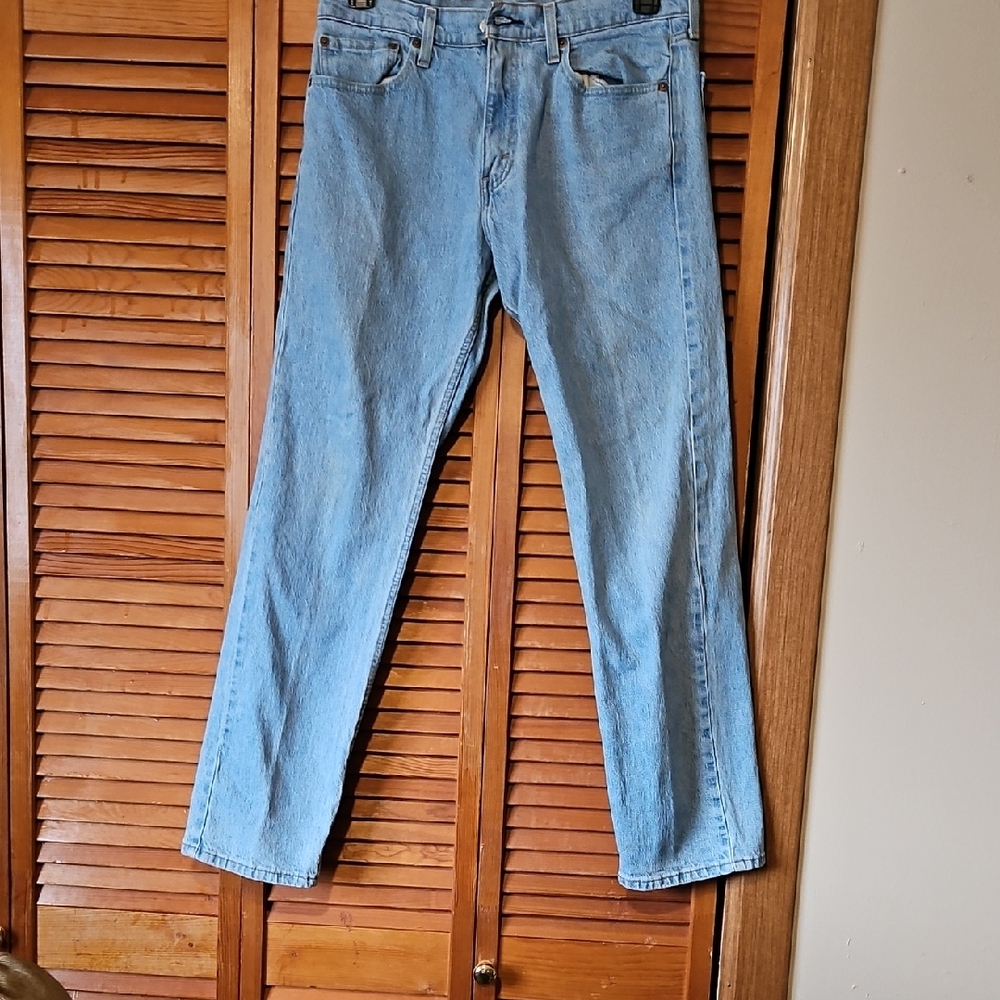 Classic Light Blue Men's Straight Jeans